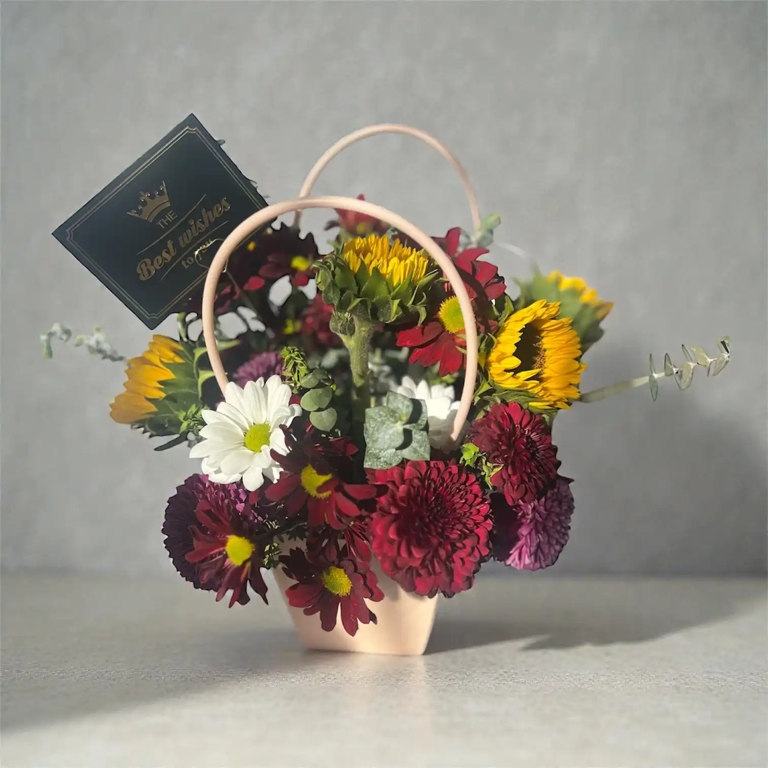 Sunlit Harvest Bloom Basket Sunlit Harvest Bloom Basket