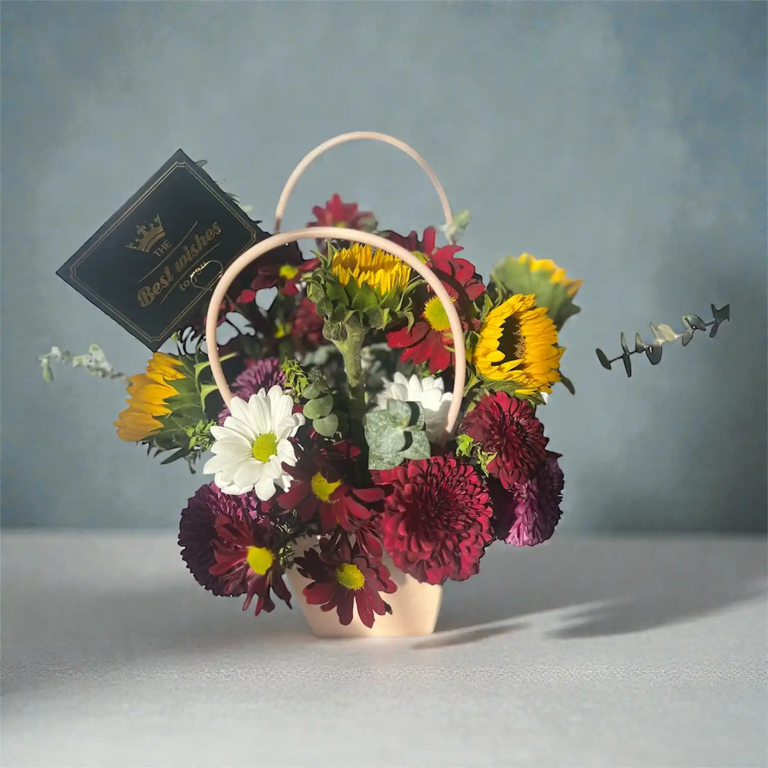 Sunlit Harvest Bloom Basket Sunlit Harvest Bloom Basket